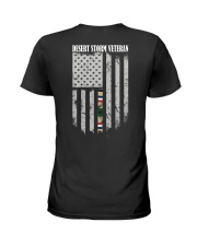 Flag Desert Storm Veteran Ladies T-Shirt thumbnail