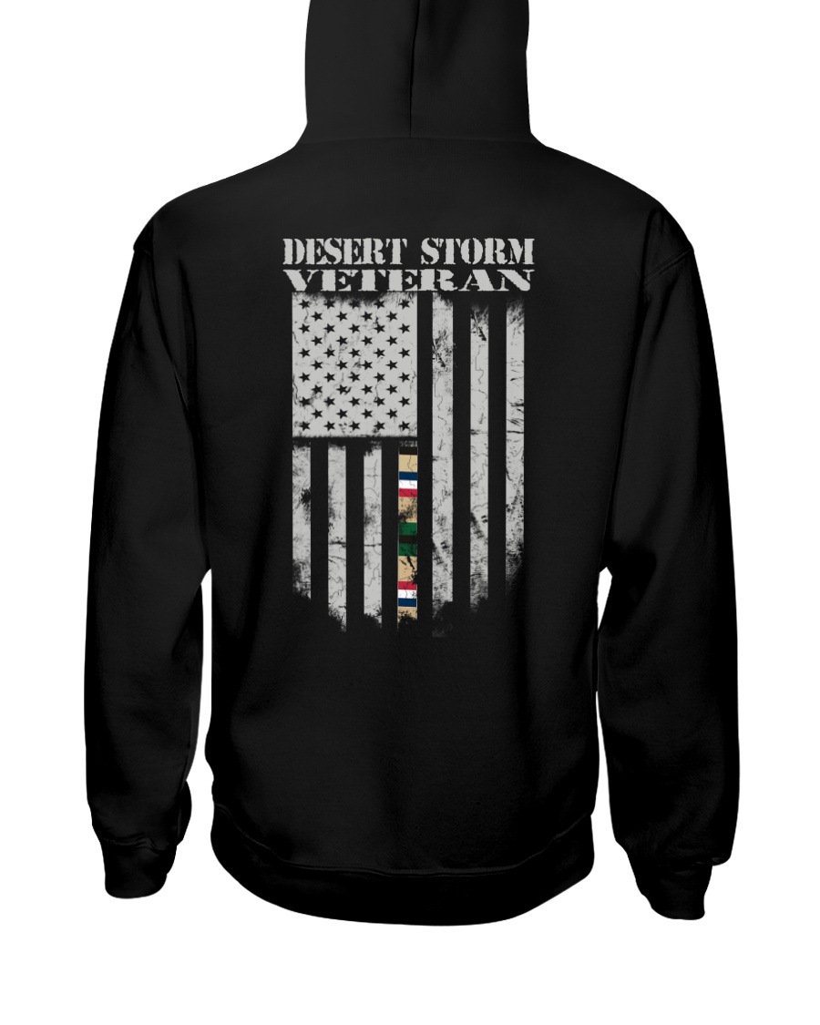 Desert Storm Veteran Flag - US Army Hooded Sweatshirt