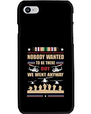Nobody Wanted to be there Desert Storm Veteran Phone Case thumbnail