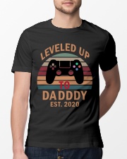 Leveled up to Daddy est 2020 Classic T-Shirt lifestyle-mens-crewneck-front-13