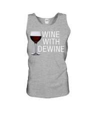 Wine with dewine Unisex Tank thumbnail