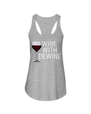 Wine with dewine Ladies Flowy Tank thumbnail