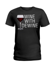 Wine with dewine Ladies T-Shirt thumbnail