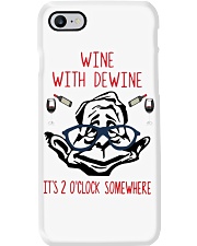 Wine with dewine Phone Case thumbnail