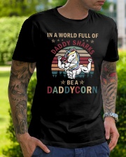 In a world full of Daddy Shark be a Daddycorn Classic T-Shirt lifestyle-mens-crewneck-front-7