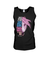 Horse Riding Girl Loves Horses Horseback Rider Unisex Tank tile