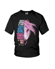 Horse Riding Girl Loves Horses Horseback Rider Youth T-Shirt tile