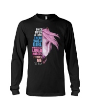 Horse Riding Girl Loves Horses Horseback Rider Long Sleeve Tee tile