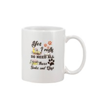 Book Yes I Really Do Need All These Books Mug tile