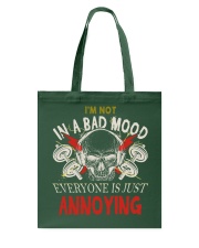 Gym I'm Not In A Bad Mood Tote Bag tile