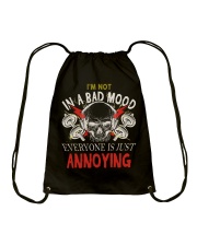 Gym I'm Not In A Bad Mood Drawstring Bag tile