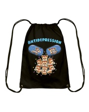 Terrier Dog Antidepression Drawstring Bag tile