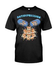 Terrier Dog Antidepression Classic T-Shirt tile