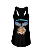 Terrier Dog Antidepression Ladies Flowy Tank tile