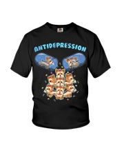 Terrier Dog Antidepression Youth T-Shirt tile
