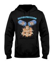 Terrier Dog Antidepression Hooded Sweatshirt front