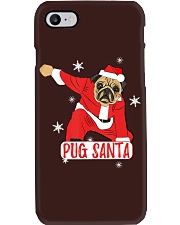 Pug Dog Christmas Pajama Santa Phone Case tile
