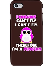 Penguins Can't Fly Therefore I'm A Penguin Phone Case tile