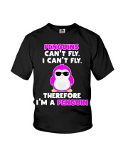 Penguins Can't Fly Therefore I'm A Penguin Youth T-Shirt tile