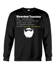 Beard Bearded Teacher Like A Normal Teacher Crewneck Sweatshirt tile