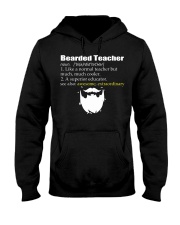 Beard Bearded Teacher Like A Normal Teacher Hooded Sweatshirt front