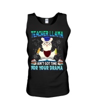 Teacher Llama Ain't Got Time For Your Drama Unisex Tank tile