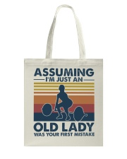 Gym Assuming I'm Just An Old Lady Tote Bag tile