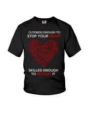 Nurse Skill Save People Youth T-Shirt tile