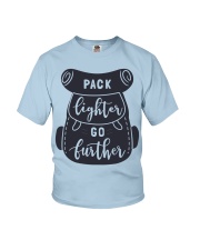 Camping Pack Lighter Go Further Youth T-Shirt tile