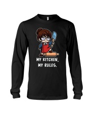 Teacher My Kitchen My Rules Long Sleeve Tee tile