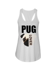 Pug Dog 040220-7 Ladies Flowy Tank tile