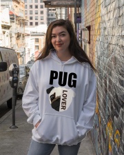 Pug Dog 040220-7 Hooded Sweatshirt lifestyle-unisex-hoodie-front-1