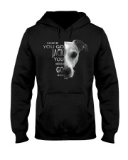Terrier Dog Once You Go Jack You Never Go Back Hooded Sweatshirt front