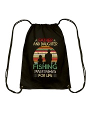 Fish Father And Daughter Fishing Partners Forever Drawstring Bag tile