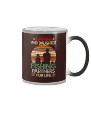 Fish Father And Daughter Fishing Partners Forever Color Changing Mug tile