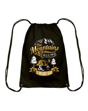 Camping The Mountains Are Calling And I Must Go Drawstring Bag tile