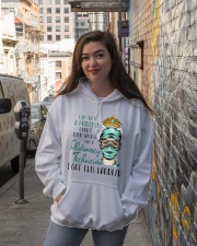 Nurse I Am Not A Princess I Don't Need Saving Hooded Sweatshirt lifestyle-unisex-hoodie-front-1