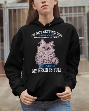 Cat My Brain Is Full Hooded Sweatshirt apparel-hooded-sweatshirt-lifestyle-07