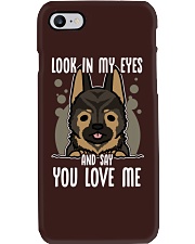 German Shepherd Dog Look In My Eyes Phone Case tile