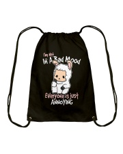 Llama I'm Not In A Bad Mood Drawstring Bag tile