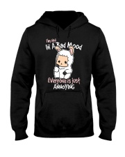 Llama I'm Not In A Bad Mood Hooded Sweatshirt front