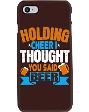 Beer Holding Cheer I Thought You Said Beer Phone Case tile
