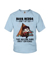 Camping Book Nerds Don't Get Old Youth T-Shirt tile