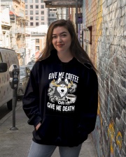 Coffee Give Me Coffee Or Give Me Death 8 Hooded Sweatshirt lifestyle-unisex-hoodie-front-1