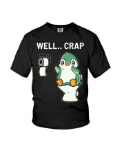 Penguins Bird Pingu Toilet Youth T-Shirt tile