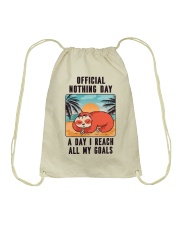 Sloth Saying Sloths Gift Lazy Drawstring Bag tile