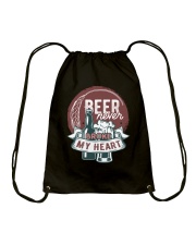 Beer Never Broke My Heart Drawstring Bag tile