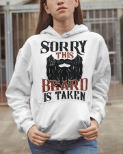 Beard Sorry This Beard Is Taken 2 Hooded Sweatshirt apparel-hooded-sweatshirt-lifestyle-07