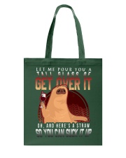 Sloth Get Over It Tote Bag tile