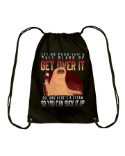 Sloth Get Over It Drawstring Bag tile